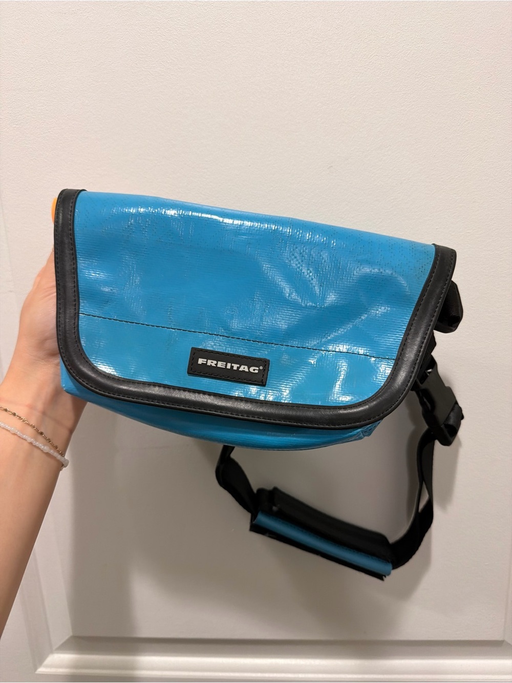 F40 JAMIE Freitag Sky Blue Sling Unisex Belt Bag